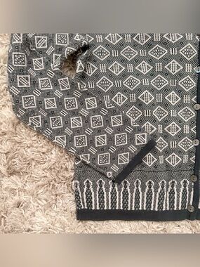 Vintage Liz Claiborne Geometric Cardigan Sz S